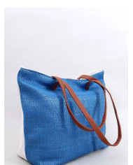 Mėlyna moteriška paplūdimio rankinė