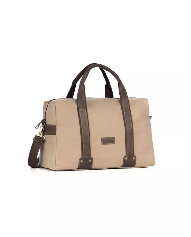 Savaitgalio krepšys „MARCO“ iš drobės ir odos