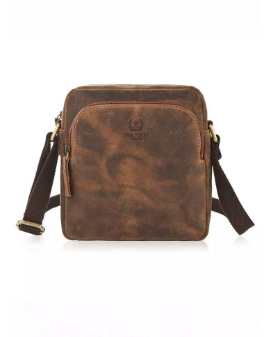 Ruda sendintos odos rankinė per petį